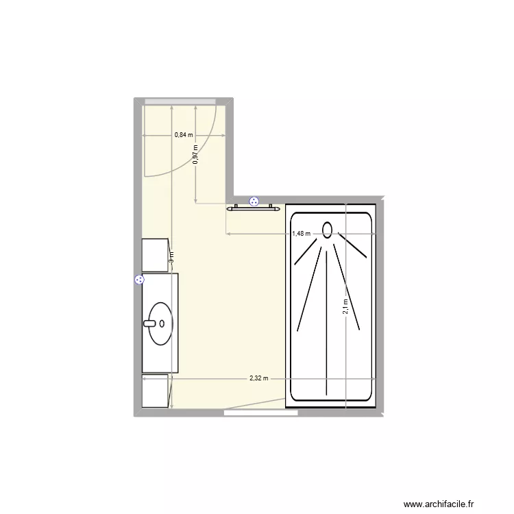 CRO09. Plan de 1 et 6 m² CRO09. Plan de 1 et 6 m²