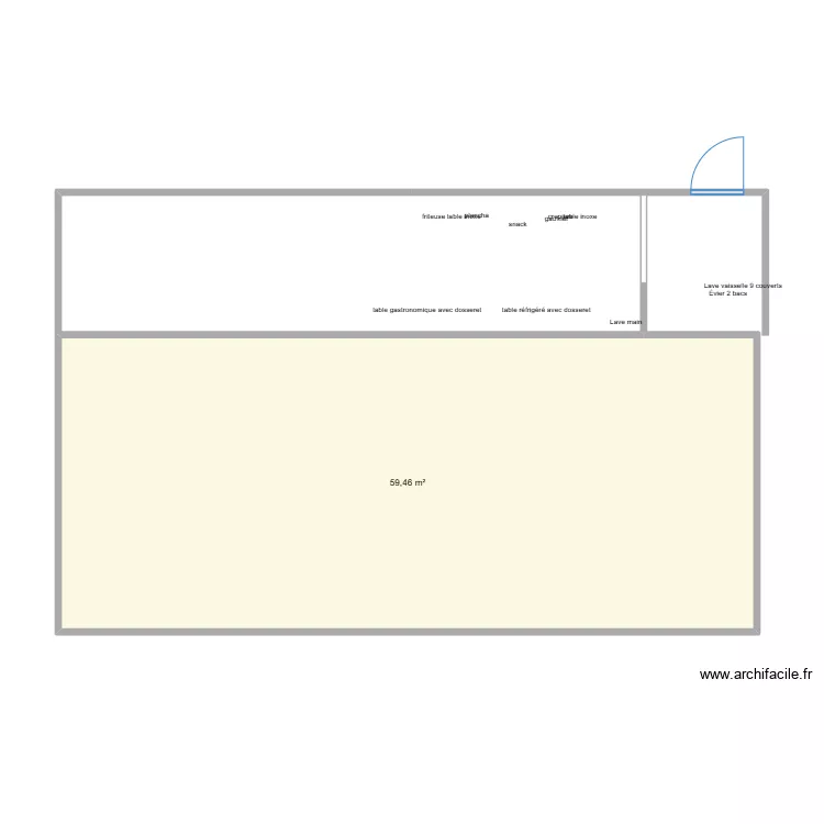 CONTENEUR 2. Plan de 