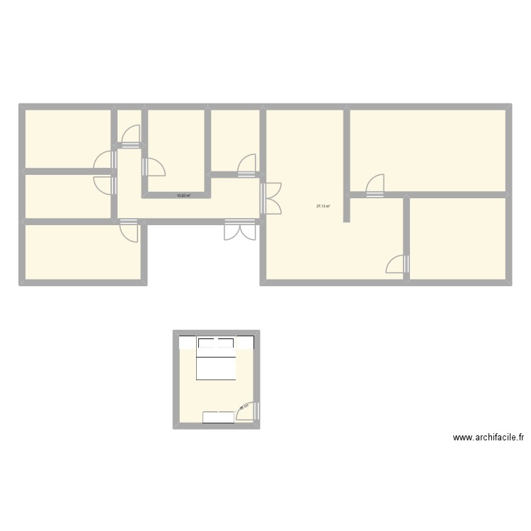 Laure. Me Leonar. Plan de 11 pièces et 154 m2