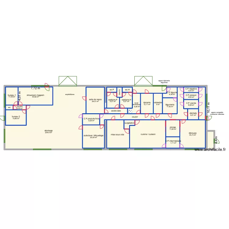 conserverie nouveau site projet 2 version 2. Plan de 