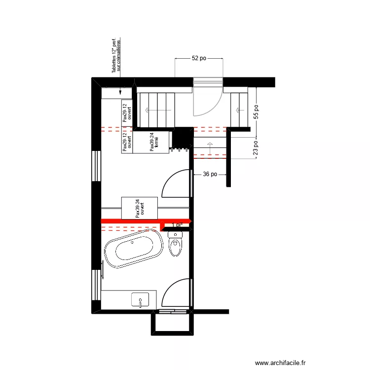 Croteau 3.1. Plan de 4 et 13 m² Croteau 3.1. Plan de 4 et 13 m²