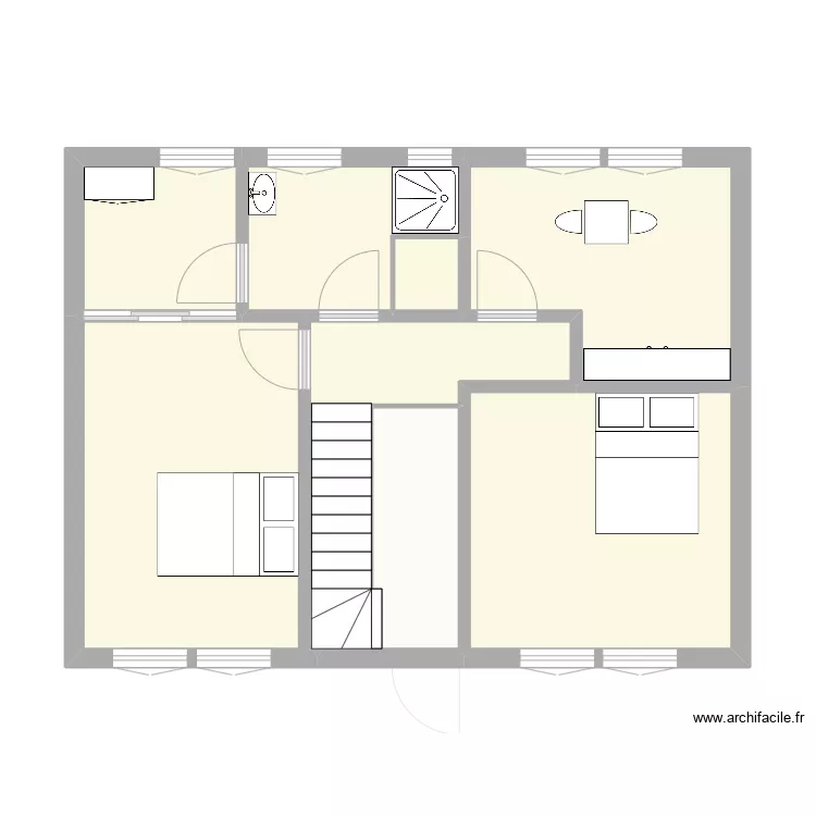 maison Reytier. Plan de 