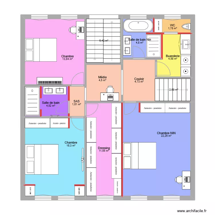 CDS - PRO - R+1. Plan de 13 et 99 m² CDS - PRO - R+1. Plan de 13 et 99 m²