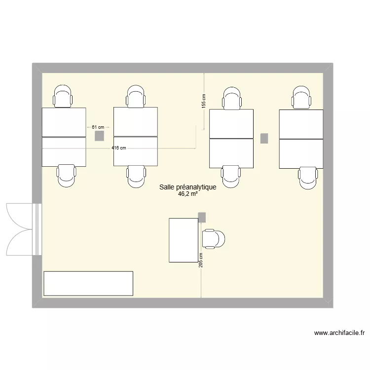 Salle Accueil LPA V2. Plan de 