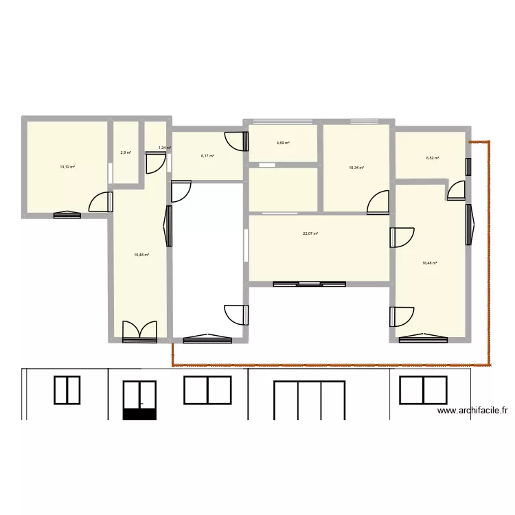 RDC VUE ENSEMBLE Initiale. Plan de 10 et 101 m² RDC VUE ENSEMBLE Initiale. Plan de 10 et 101 m²
