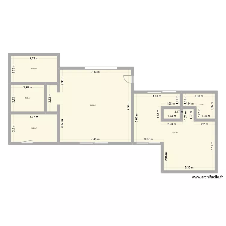 des. Plan de 6 pièces et 152 m² des. Plan de 6 pièces et 152 m²