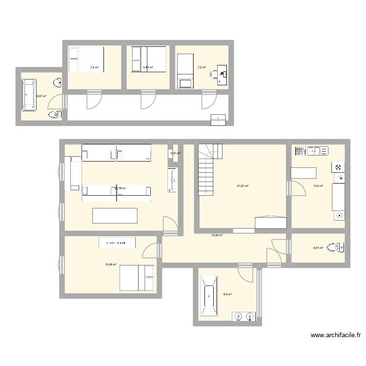 Kuku. Plan de 0 pièce et 0 m2
