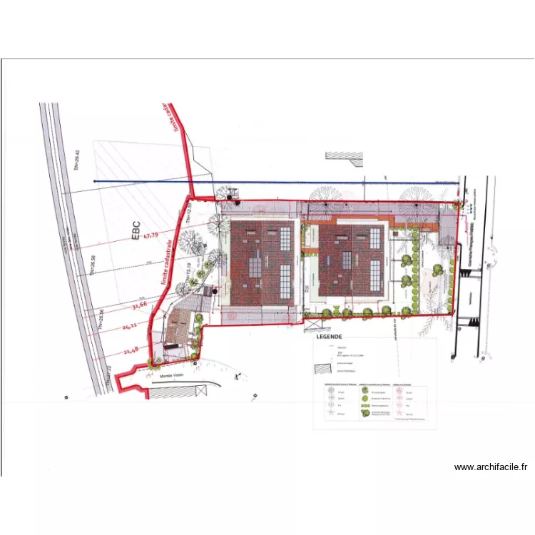 Plan de masse. Plan de Plan de masse. Plan de