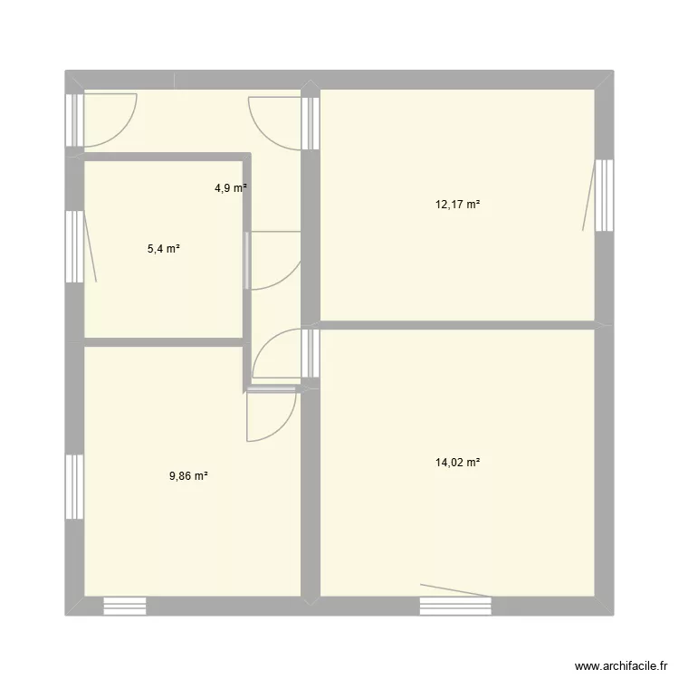 EXTENSION. Plan de 5 et 46 m² EXTENSION. Plan de 5 et 46 m²