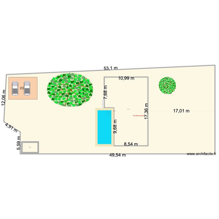 LOTE 4 - GARDEN AREA. Plan de 3 pièces et 1279 m2