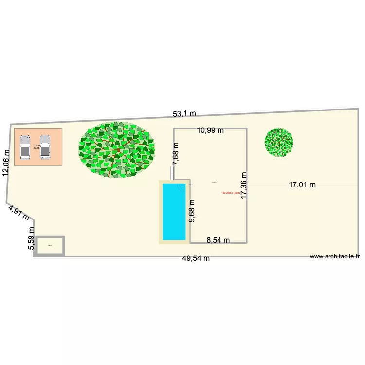 LOTE 4 - GARDEN AREA. Plan de 