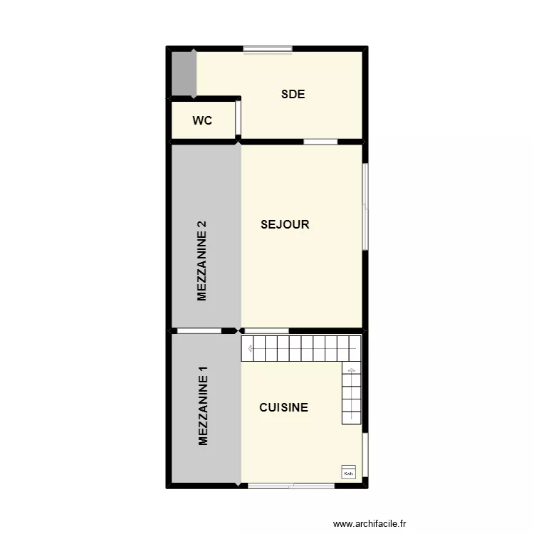 JULIEN DEPENDANCE. Plan de 