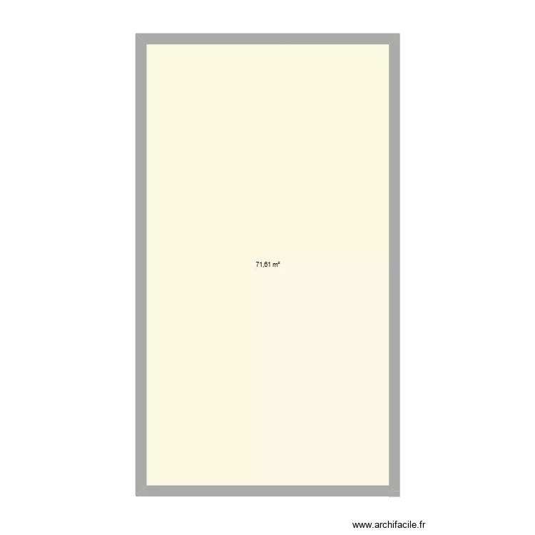 ETAGE. Plan de 1 et 72 m² ETAGE. Plan de 1 et 72 m²