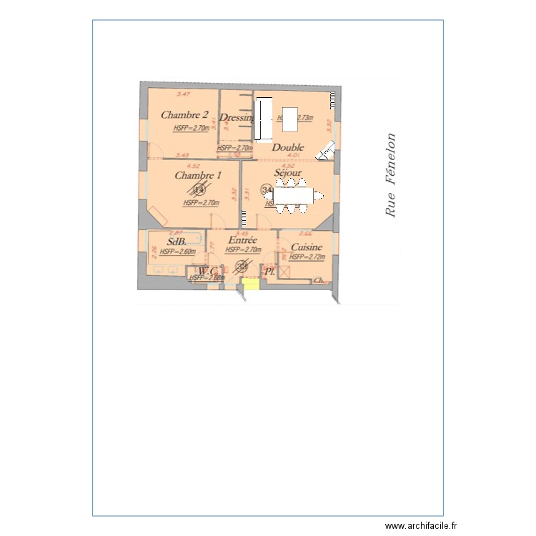 Fenelon. Plan de 0 pièce et 0 m2