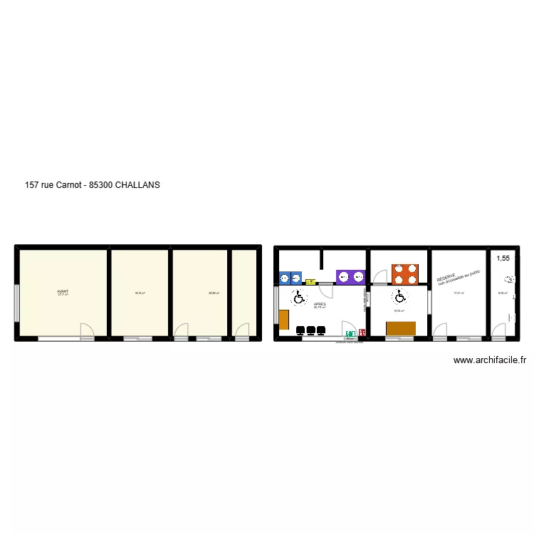 LAVERIE CHALLANS - SAS LAVERIE 85 AVANT / APRES. Plan de 0 pièce et 0 m2 LAVERIE CHALLANS - SAS LAVERIE 85 AVANT / APRES. Plan de 0 pièce et 0 m2