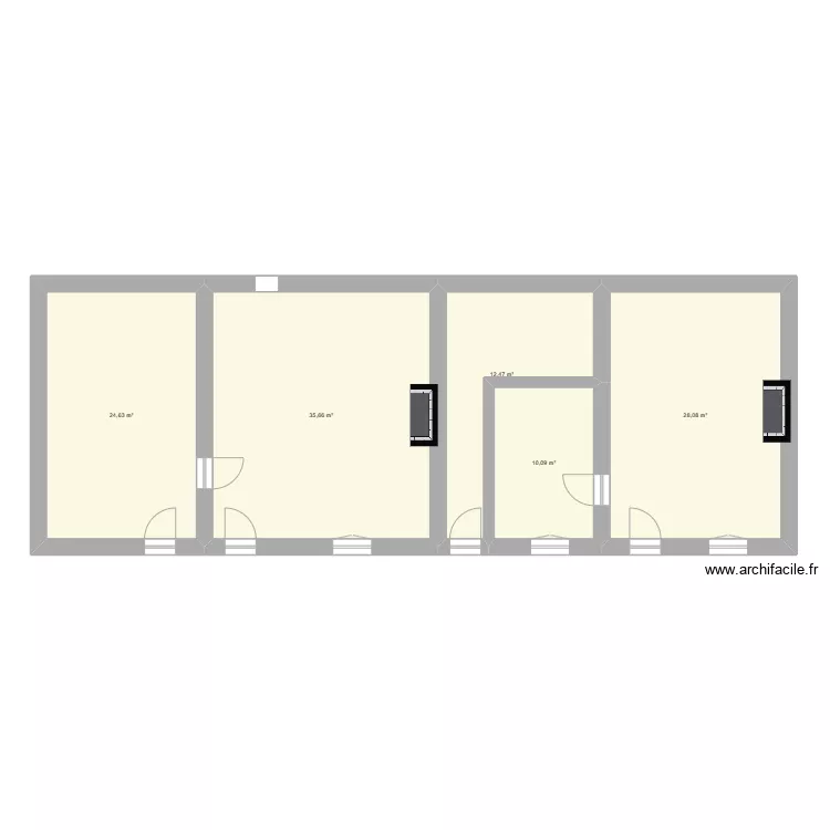 la valade 2 RDC. Plan de 