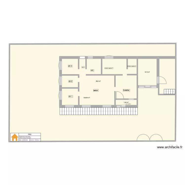 Tonnay Charentes. Plan de 4 et 181 m² Tonnay Charentes. Plan de 4 et 181 m²