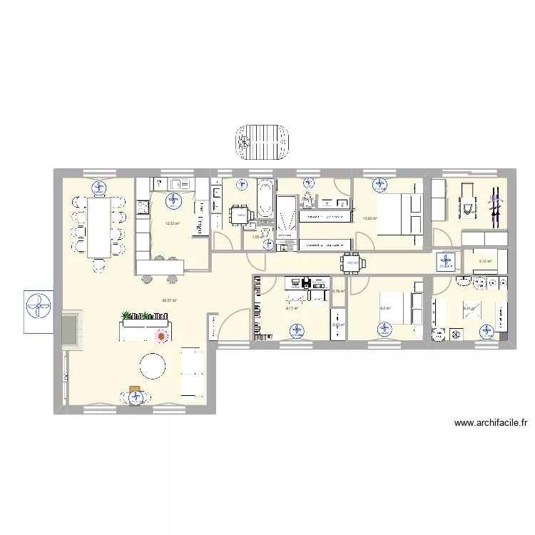 13AVRIL26 VMC+ GAINABLE. Plan de 15  et 147 m²