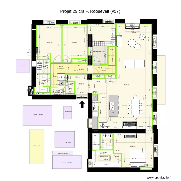29 crs FR v37 ss meubles. Plan de 29 crs FR v37 ss meubles. Plan de