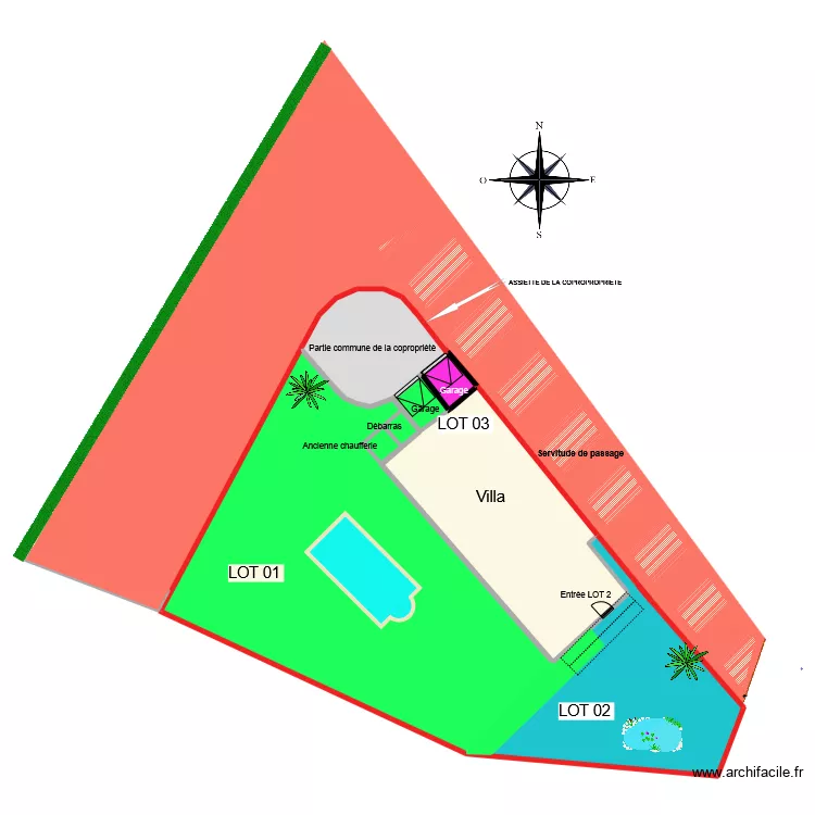 PAREAU 5. Plan de 