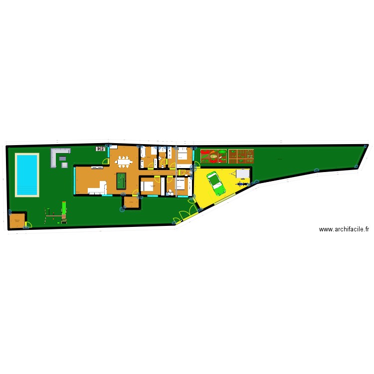 maison cugnaux. Plan de 10 pièces et 453 m2