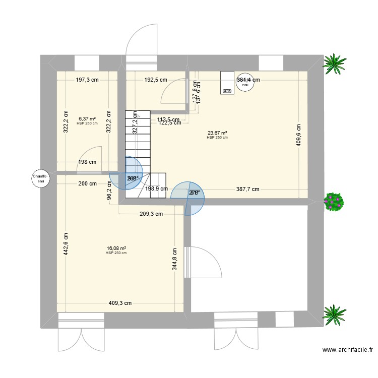 bas. Plan de 0 pièce et 0 m2