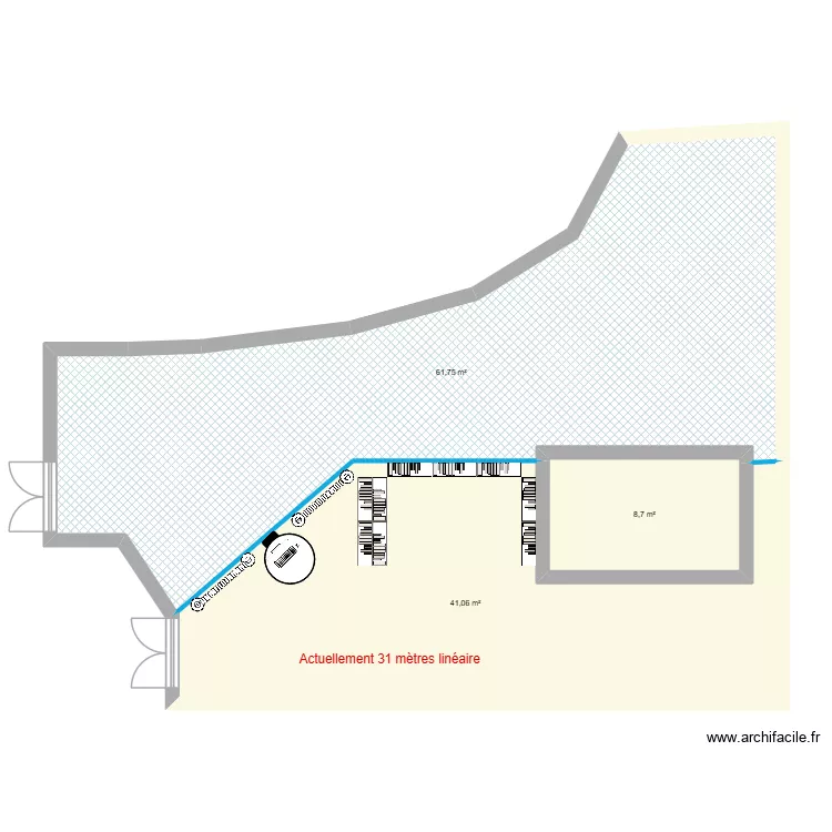 R&eacute;sa. Plan de 3 pièces et 112 m²