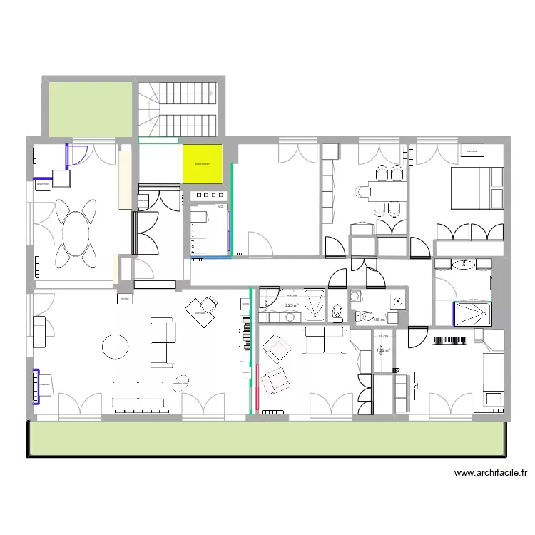Appartement Enghien Mora variante 2312. Plan de 