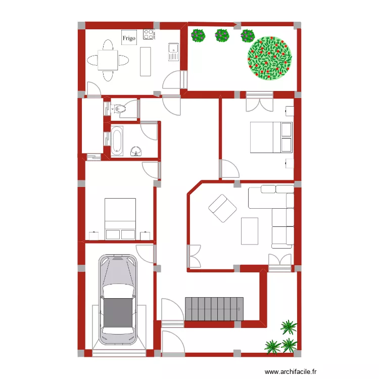 maison2. Plan de 