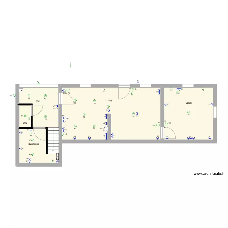 Nathan Laurie RDC. Plan de 