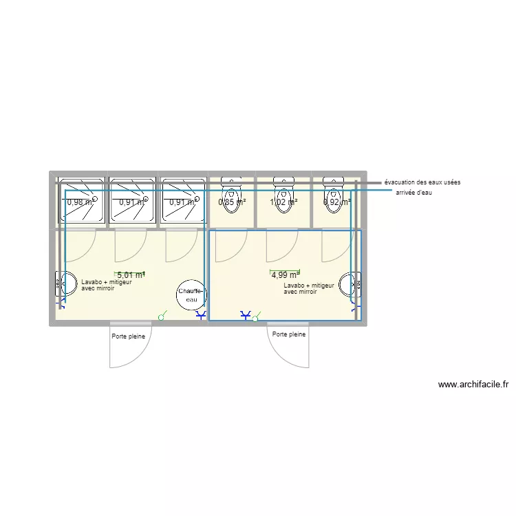 Plan pour Celineb&eacute;ton. Plan de 
