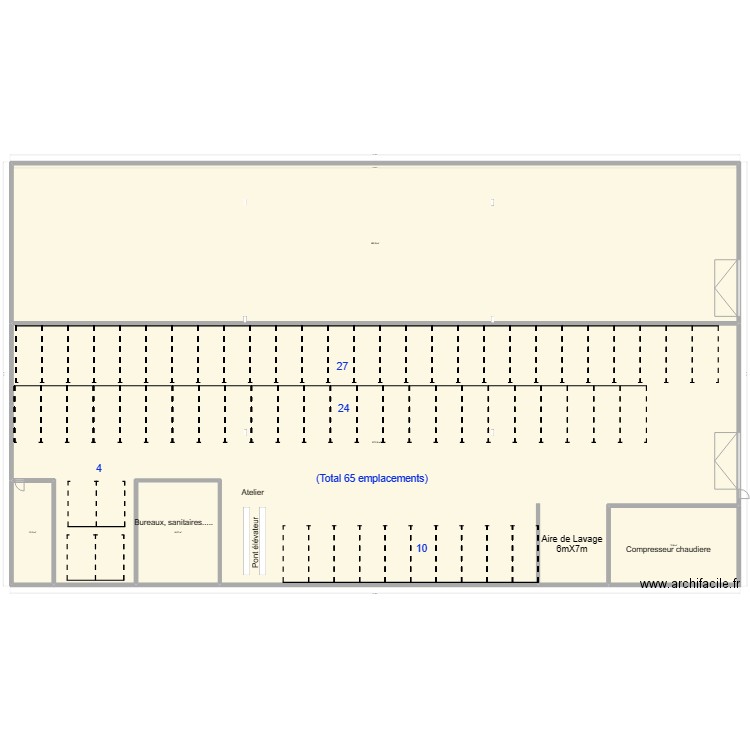 baud 1/2 milieu SAS. Plan de 0 pièce et 0 m2