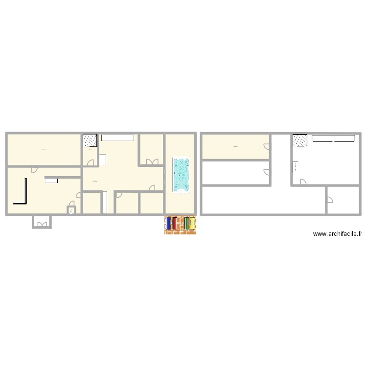 exposé 59. Plan de 5 pièces et 407 m2