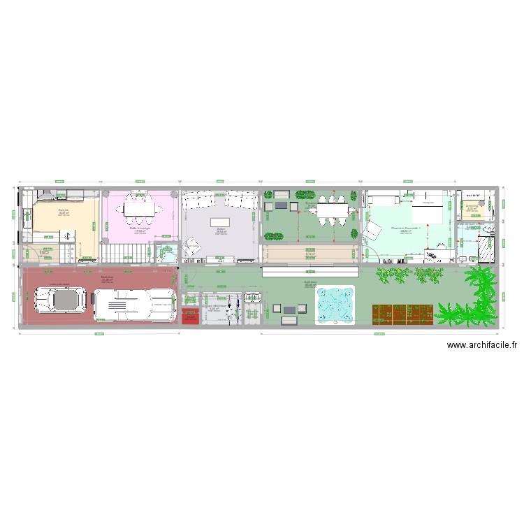 ARCHI A10 2 juil bis. Plan de 32 pièces et 395 m2