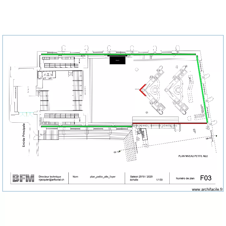 BFM implantation. Plan de 