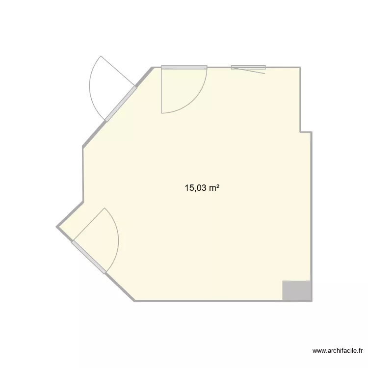 Cuisine. Plan de 1 et 15 m² Cuisine. Plan de 1 et 15 m²