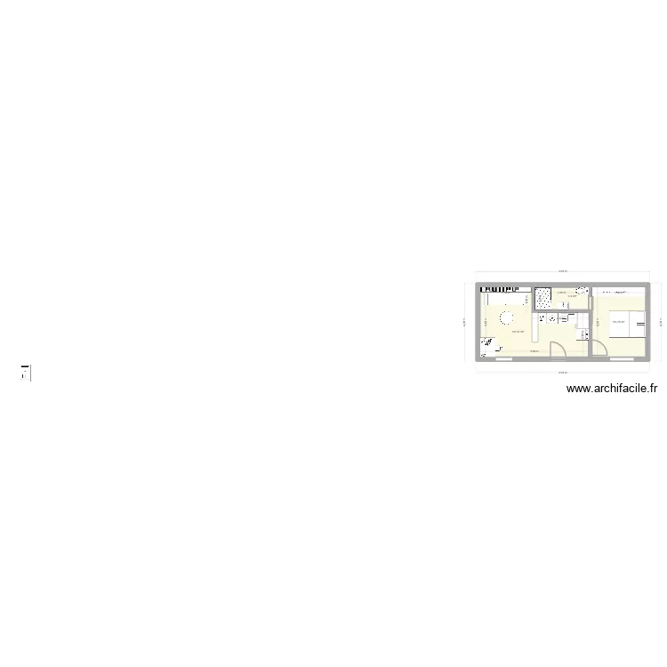 Plan 2. Plan de 3  et 30 m²