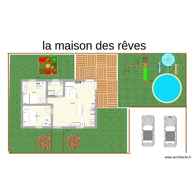 la maison des rêves. Plan de la maison des rêves. Plan de