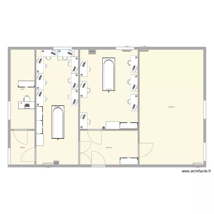 Supdec Montpellier - Rez-de-chauss&eacute;e. Plan de 