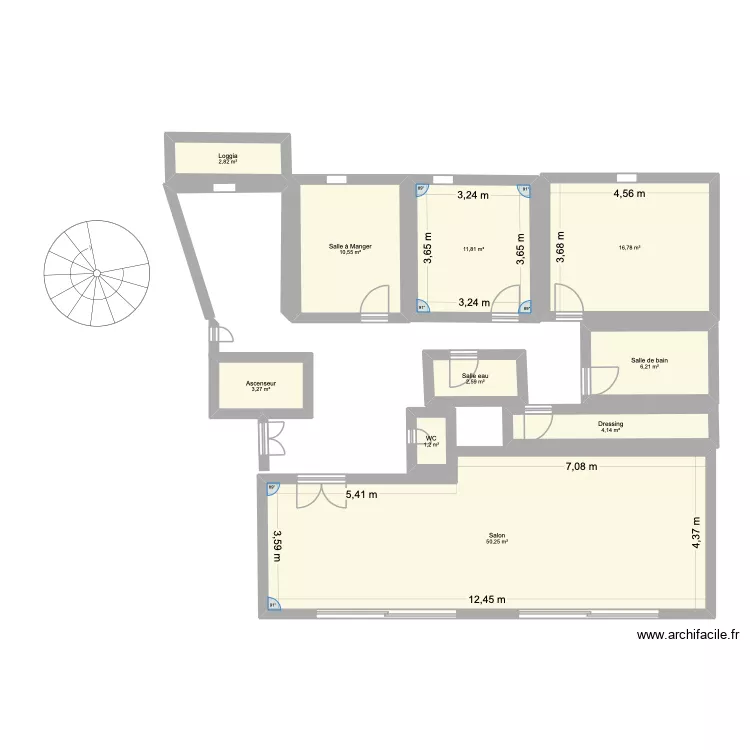 Saint Mand&eacute;. Plan de 10  et 110 m²