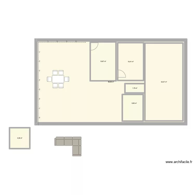 Hourtin 1. Plan de 7 Pièces et 200 m²