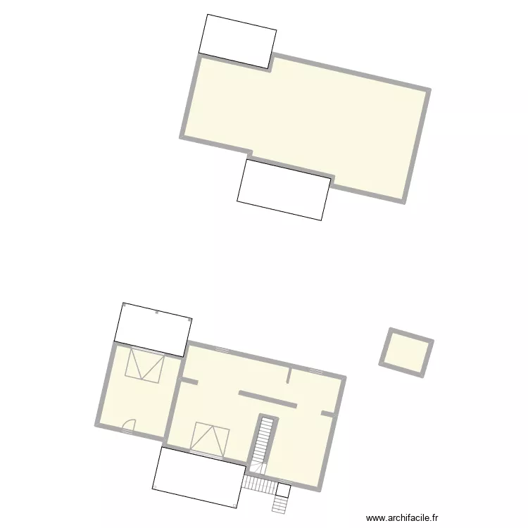 VEZIER. Plan de 4 et 226 m² VEZIER. Plan de 4 et 226 m²