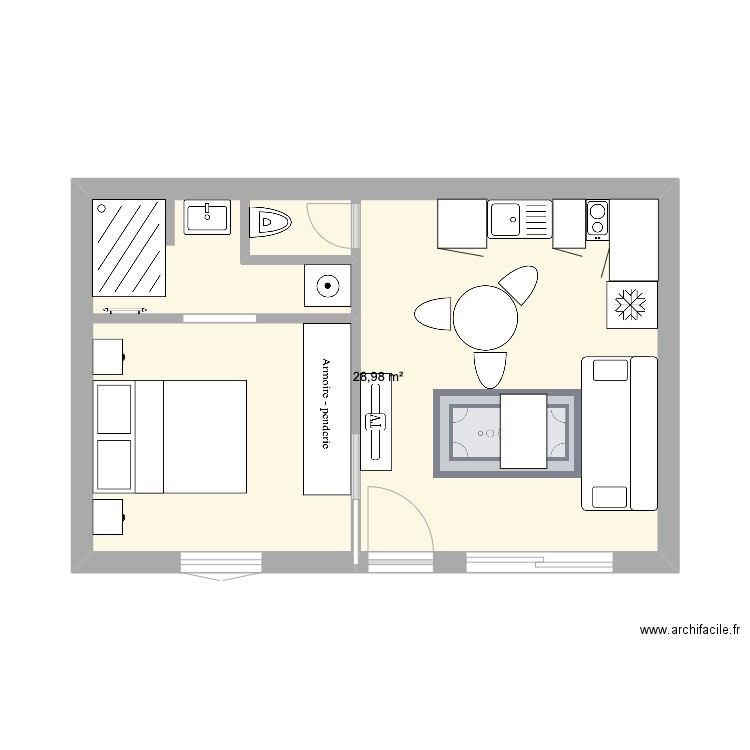 studio reno. Plan de 0 pièce et 0 m2