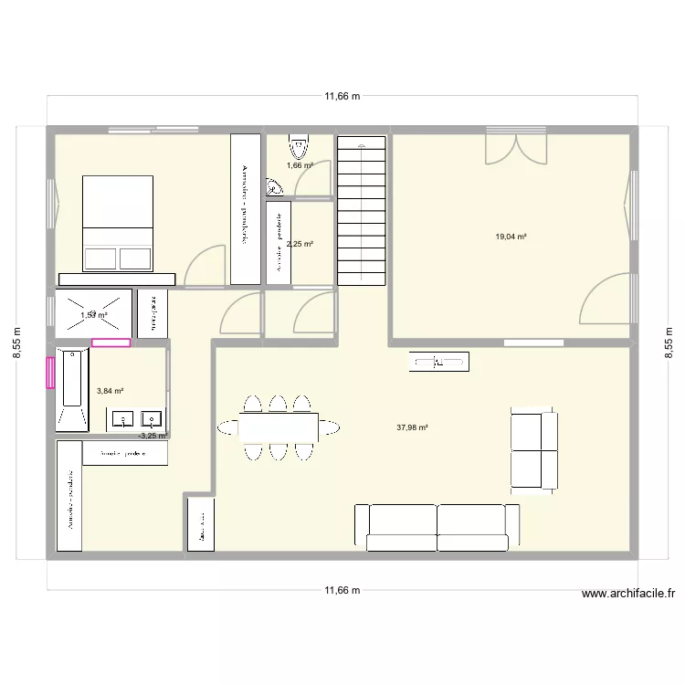 UR ONEA ETAGE apres travaux V10. Plan de UR ONEA ETAGE apres travaux V10. Plan de