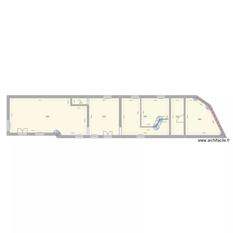 PROJET CRECHE RDC. Plan de 6  et 106 m²