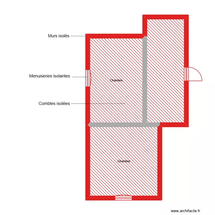 Montagut &eacute;tage &eacute;tape 1 et 2. Plan de 3  et 45 m²