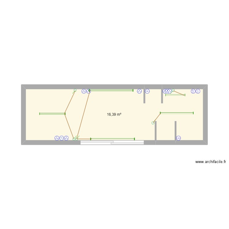 Tiny House. Plan de 0 pièce et 0 m2