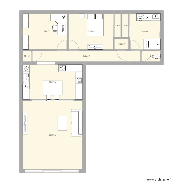 thom 2. Plan de 0 pièce et 0 m2