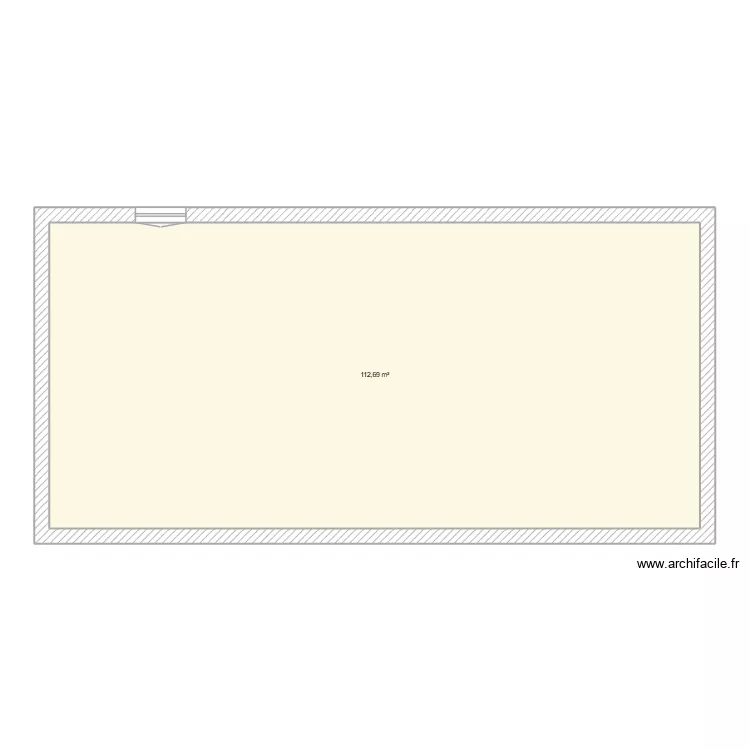 marion. Plan de 1 pièce et 113 m²