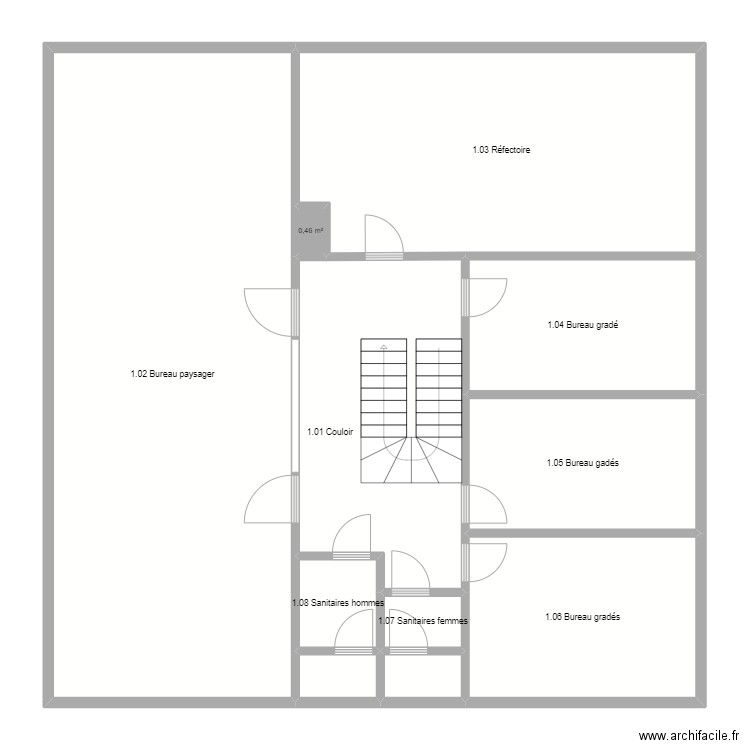 Baraque Premier. Plan de 0 pièce et 0 m2